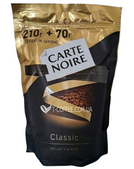 Кава CARTE NOIRE Original розчинна 210 г +70 г економ. пак. (8714599620014)