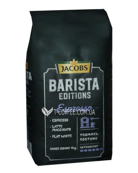 Кава JACOBS Barista Editions Espresso зернова 1 кг (8711000891735)