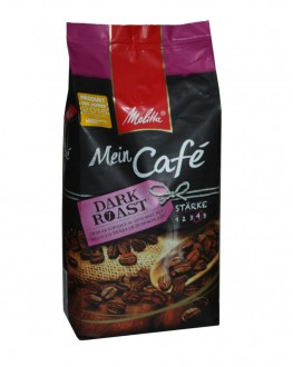 Кава MELITTA Mein Cafе Dark Roast зернова 1 кг (4002720008737)