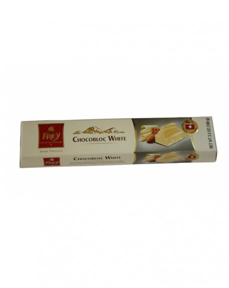 Шоколад FREY Chocobloc White білий з медово-мигдалевою нугою 100 г