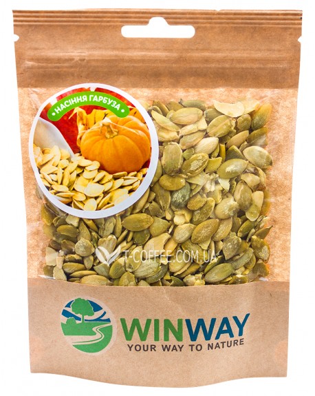 Насіння WINWAY гарбузове очищене 100 г (4821912900075)